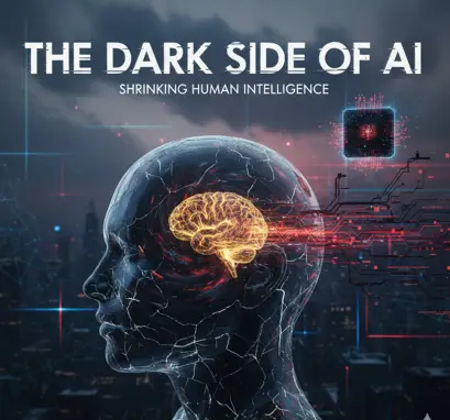 Dark Side of AI. AI is shrinking human brain