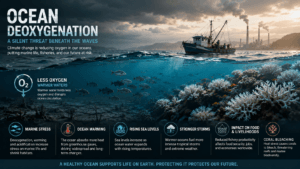 Ocean Deoxygenation due to climate change